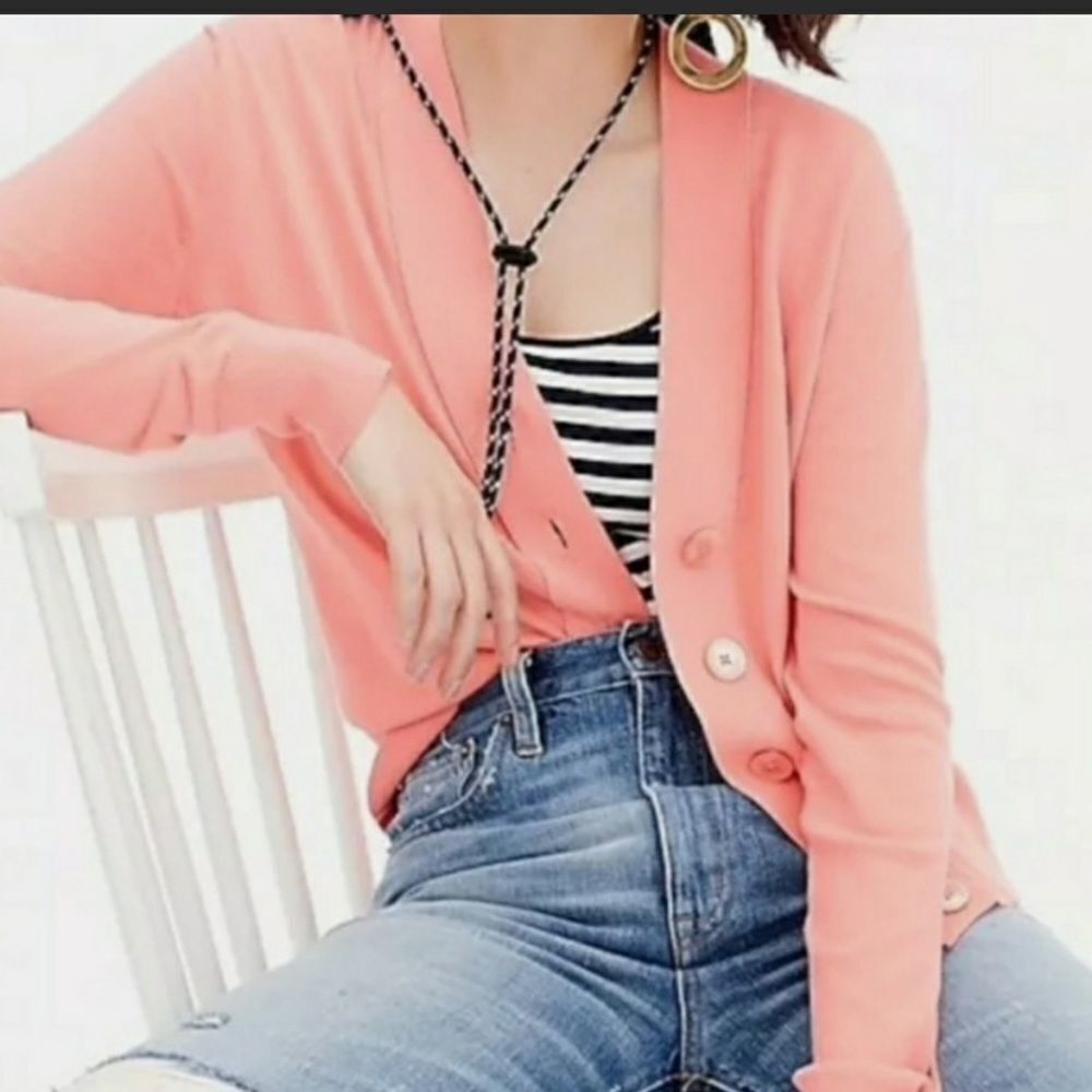J. Crew Front Button Knit Cardigan XXS